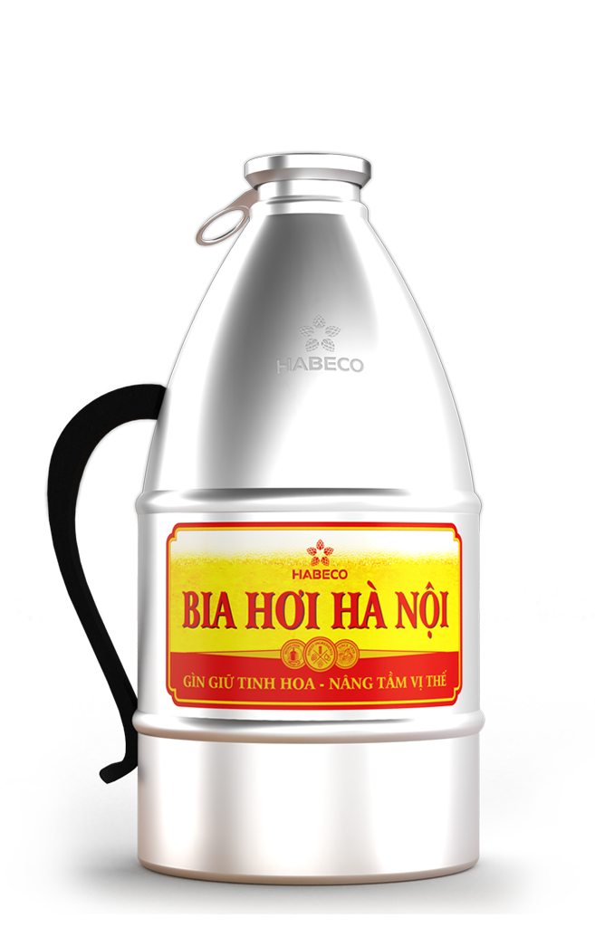 Bia hơi Hà Nội keg 2 lít
